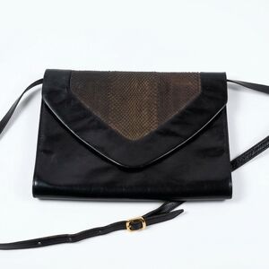 Vintage Bruno Magli Crossbody Envelope Clutch, Excellent Condition